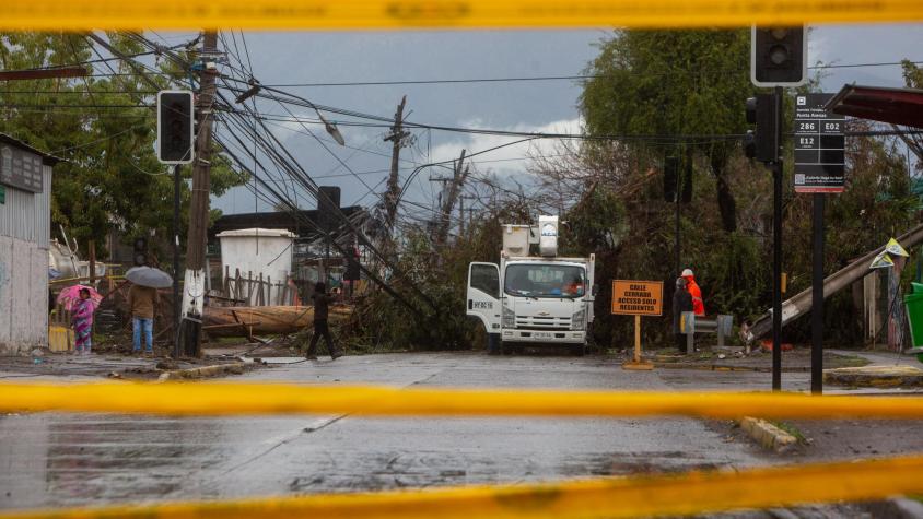 Alerta Temprana Preventiva por vientos en la RM: Se esperan fuertes ráfagas y precipitaciones