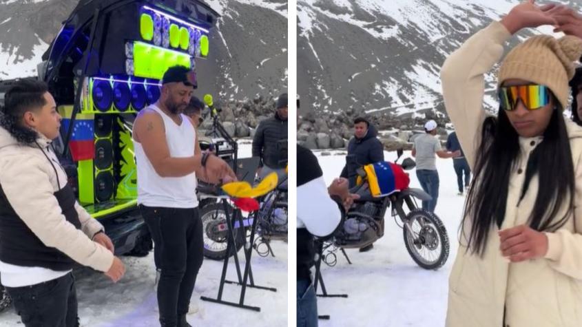 “No es una fiesta”: Productor aclara polémico video de venezolanos bailando en la nieve