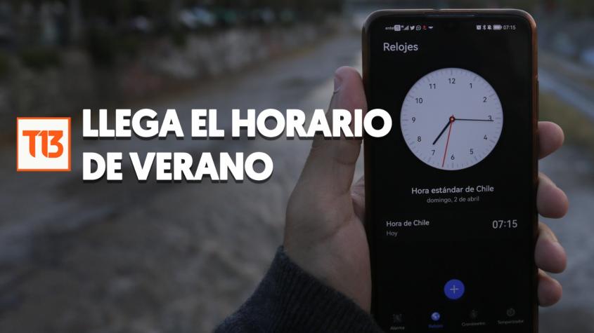 Llega el horario de verano en Chile: ¿Se adelanta o se atrasan los relojes?