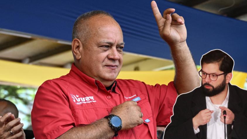 Diosdado Cabello con todo contra Presidente Boric: Lo llamó "merluzo" y "Boboric"