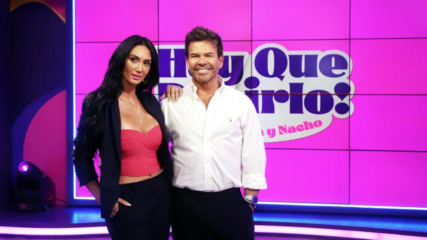 "Hay que decirlo": A qué hora empieza el programa de Pamela Díaz y Nacho Gutiérrez