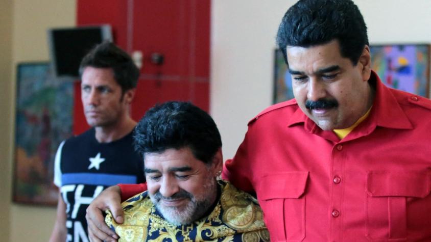 Maduro le pide a espíritu de Maradona que asuste a Milei