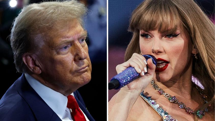 “Pagará un precio”: La advertencia de Trump a Taylor Swift por apoyar a Kamala Harris