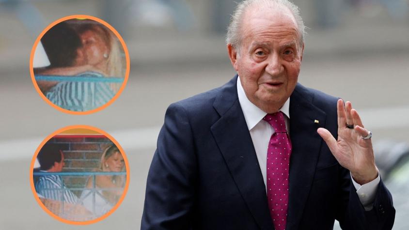 Filtran antiguas fotos del rey Juan Carlos con amante: Se trata de reconocida ex vedette