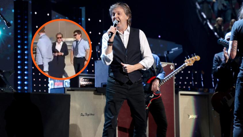 Paul McCartney sorprendió al aterrizar en Iquique antes de su show en Uruguay