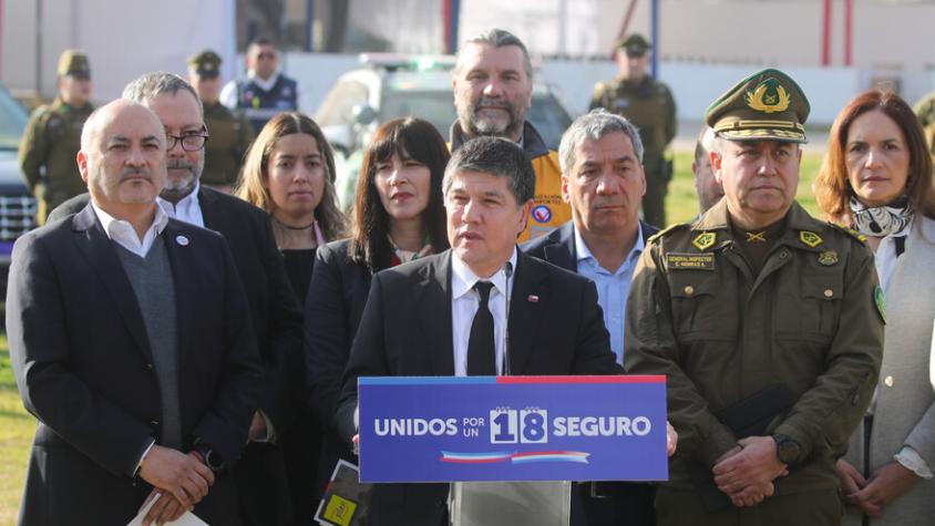 Más de 10.500 carabineros para casi 500 fondas en todo el país: Gobierno presenta Plan 18 Seguro para Fiestas Patrias