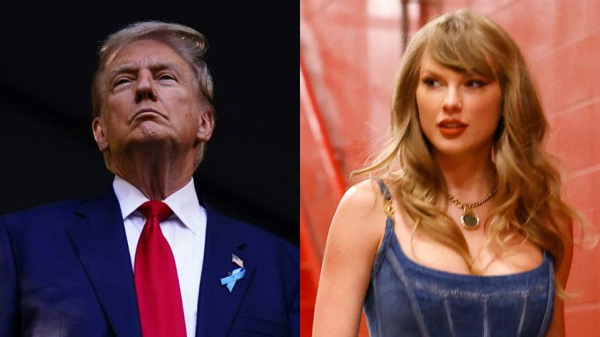 "Lo pagará con sus ventas": Trump arremete contra Taylor Swift tras anunciar su apoyo a Harris