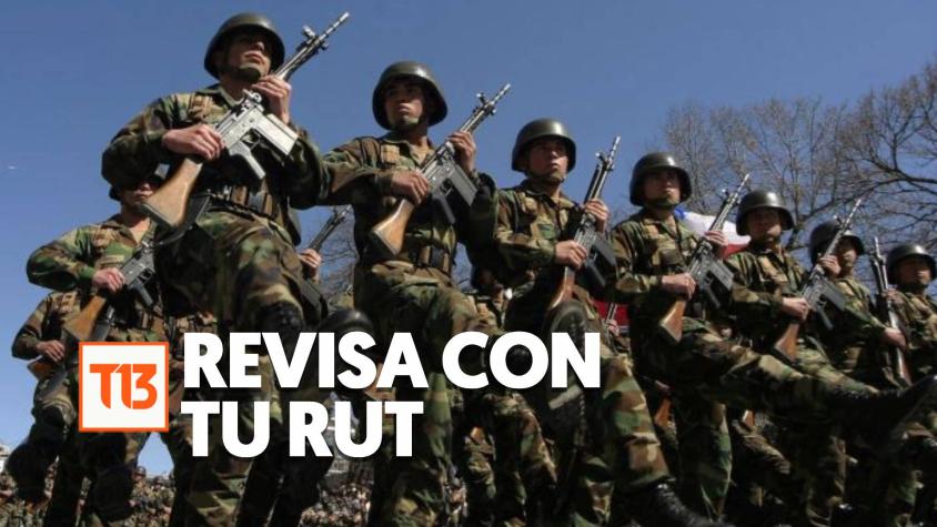 Servicio Militar 2025: Revisa con tu RUT si fuiste llamado en el Sorteo General