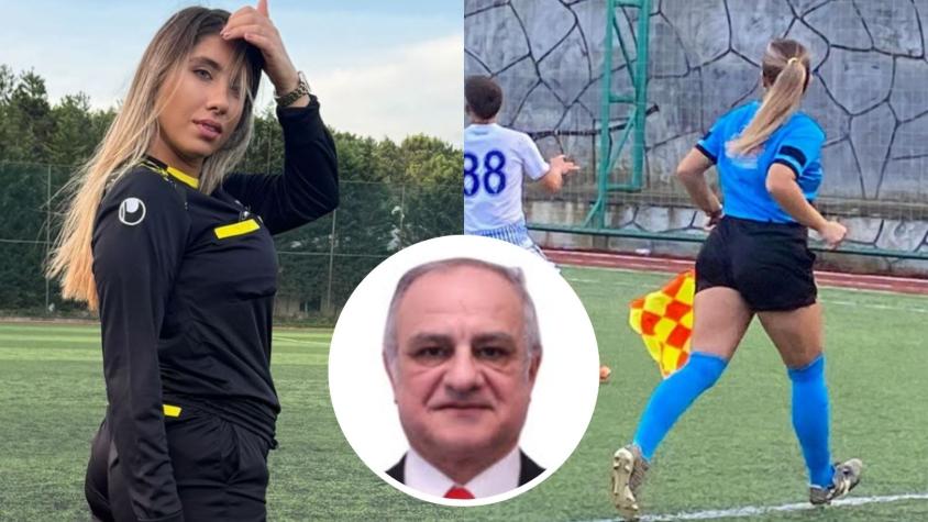 Árbitra expulsada de por vida por supuesto video sexual con dirigente de la UEFA: Dice que fue creado con IA