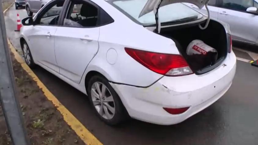 Encuentran vehículos utilizados en intento de robo de cajero automático en supermercado de Colina