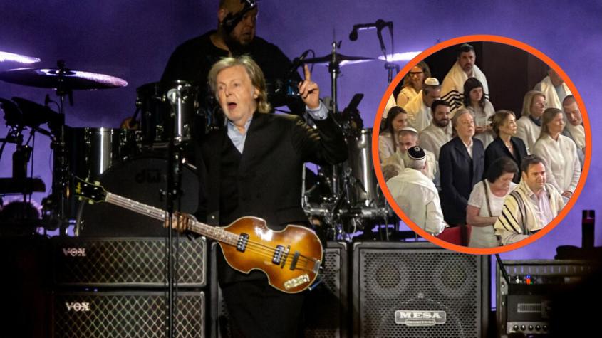 Paul McCartney visita sinagoga en Lo Barnechea tras exitoso show en el Estadio Monumental