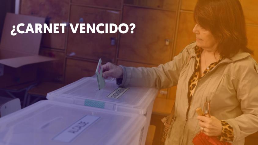 ¿Se puede votar con el carnet vencido? Sí, pero...