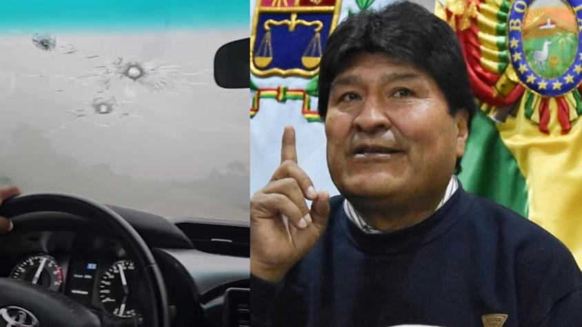 Evo Morales acusa que su vehículo fue atacado a tiros en medio de tensiones políticas