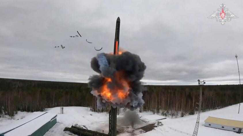 "El máximo esfuerzo por impedir conflicto nuclear": La postura de Rusia ante acusación de Ucrania sobre misil intercontinental "El máximo esfuerzo por impedir conflicto nuclear": La postura de Rusia ante acusación de Ucrania sobre misil intercontinental