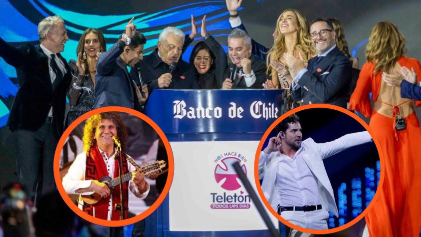 Con Alex Ubago, David Bisbal e Illapu: Los artistas que estarán en el cierre de la Teletón 2024