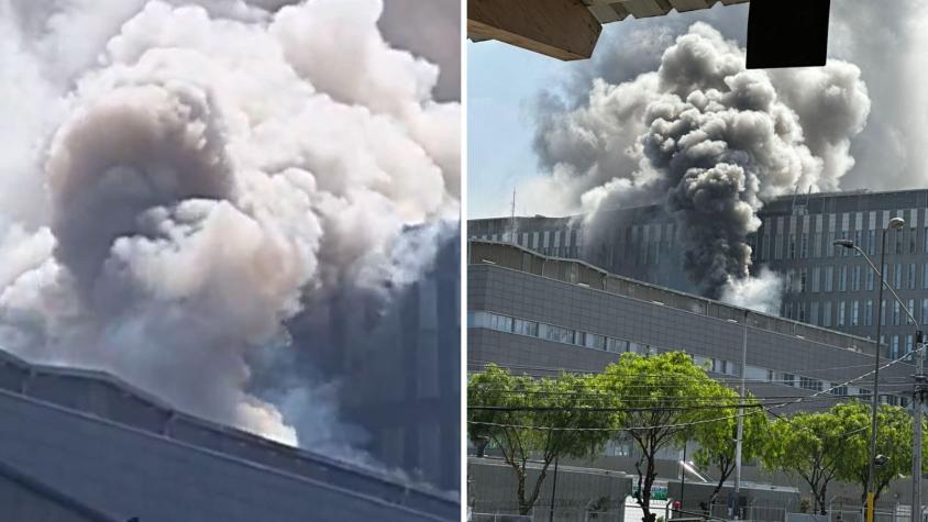 Voraz incendio se registra en el interior del Hospital Regional de Antofagasta