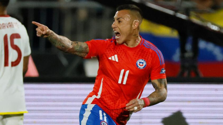 Eduardo Vargas celebró por partida doble en el triunfo de la Selección ...