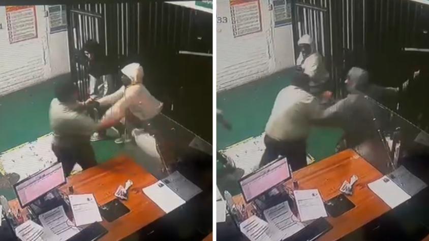 VIDEO | Cámaras captaron momento en el que miembros de peligrosa banda se fugaron desde una comisaría