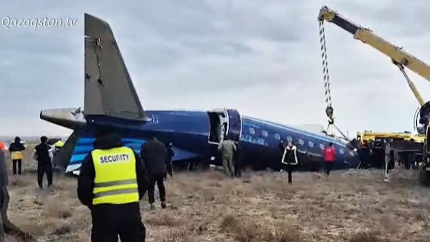 Acusan a Rusia por derribar avión en Kazajistán: 38 personas murieron