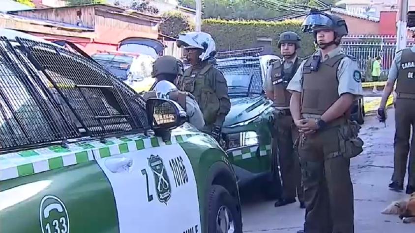 Hombre amenazó a su familia con un arma y disparó contra carabineros en Puente Alto: terminó baleado