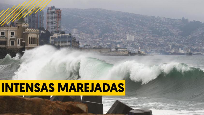 Sigue EN VIVO las intensas marejadas que complican el Año Nuevo en Viña del Mar