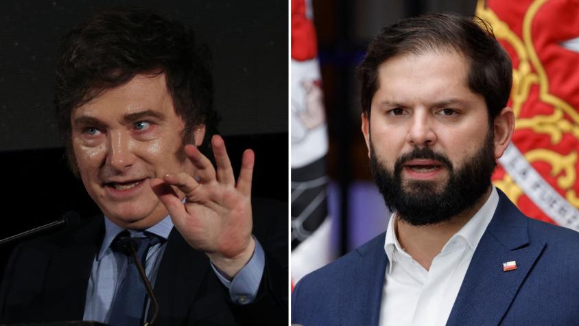 "Poniendo zurdos en su lugar": el mensaje de Milei en medio de polémica con Boric "Poniendo zurdos en su lugar": el mensaje de Milei en medio de polémica con Boric