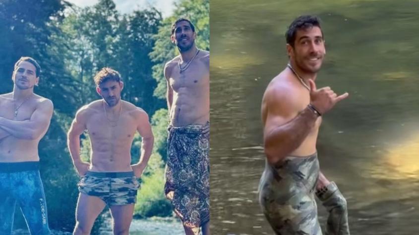 Sacaron aplausos: Las espectaculares fotos de las vacaciones de Pangal Andrade, Pedro Astorga y Austin Palao en el sur