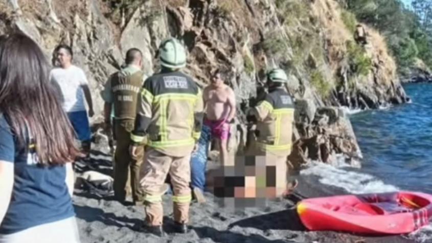 Joven muere al caer desde un roquerío al Lago Calafquén en Licanray