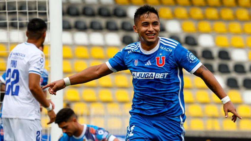 ¡Tremenda goleada azul! U de Chile obtuvo su primer triunfo del año ante Godoy Cruz 