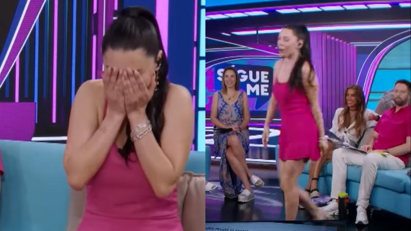 "Me voy a condorear": Daniela Aránguiz abandonó estudio del programa "Sígueme" por dichos sobre Maite Orsini