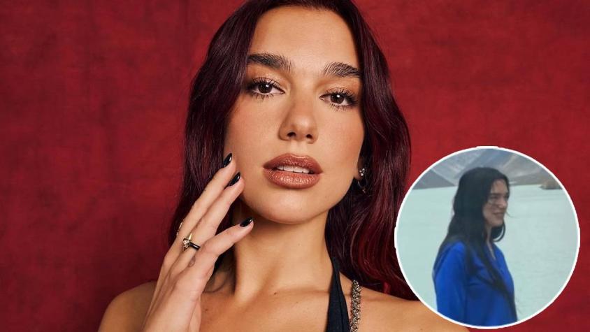 ¡Ya está en Chile y la vieron!: Fotos muestran a Dua Lipa paseando en el Cajón del Maipo