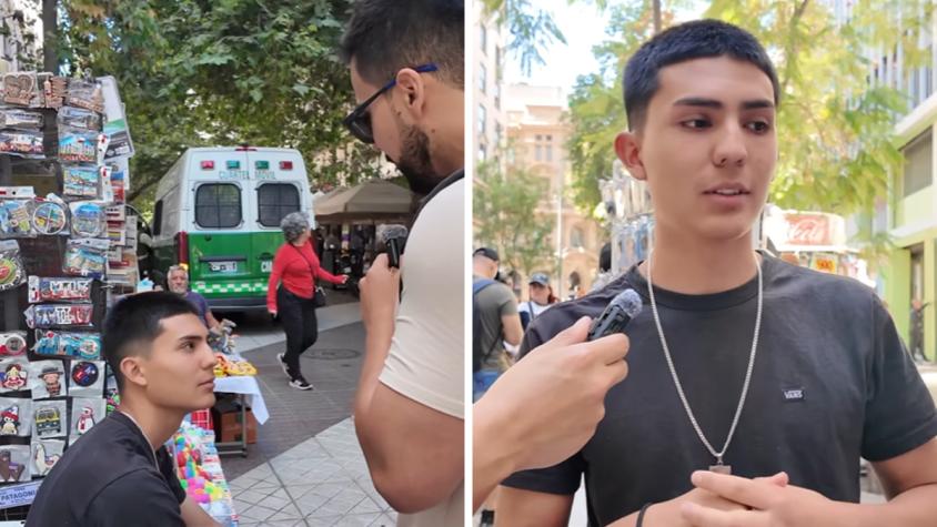 “Me alcanza”: Joven comerciante del Paseo Ahumada que se hizo viral celebró su puntaje en la PAES