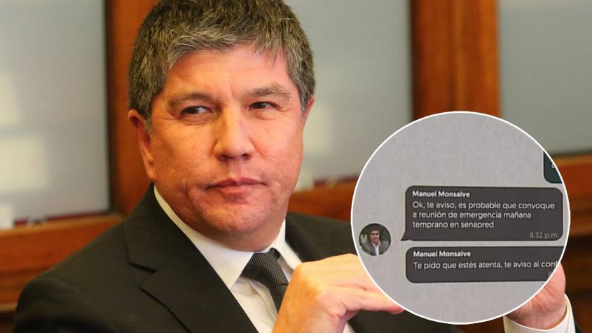 Discrepancia en declaraciones judiciales: Los chats de WhatsApp entre Manuel Monsalve y su denunciante