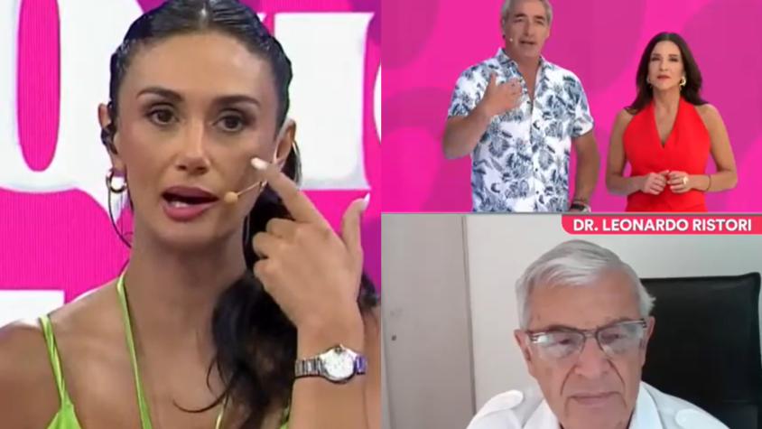 "Yo vi las imágenes y mirando ...": Médico explica por qué Pamela Díaz sufrió parálisis facial durante programa en vivo