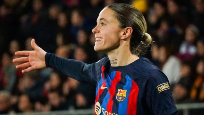 VIDEO | Jugadora de Barcelona en el ojo del huracán por tocar sin consentimiento a rival e insultarla