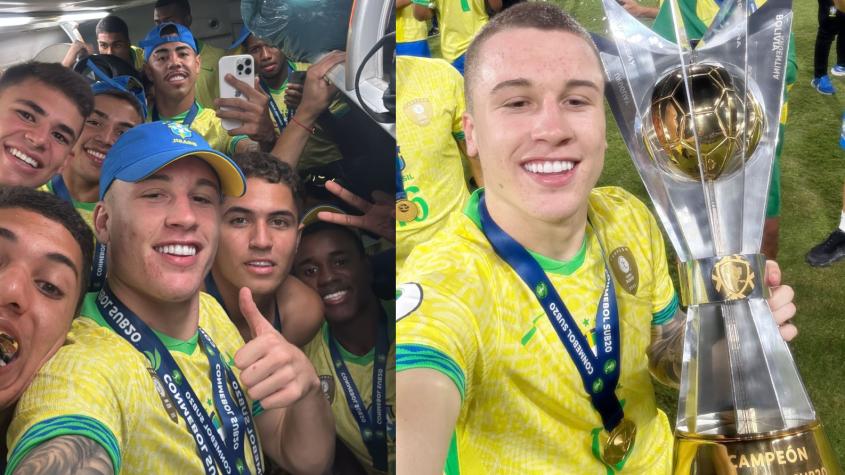 La despiadada burla del brasileño Igor Serrote a Argentina tras coronarse campeón del Sudamericano Sub 20