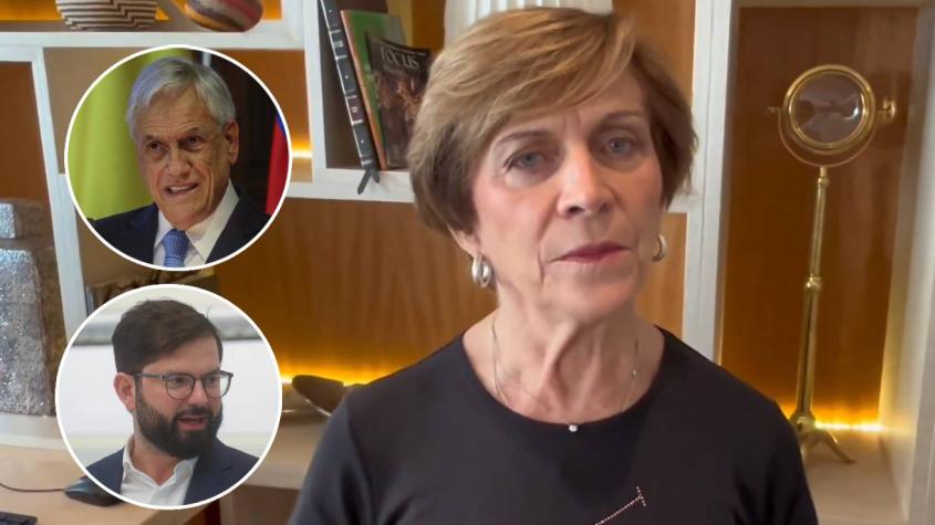 Matthei mencionó a Boric en mensaje por aniversario de la muerte de Piñera: "Lo había maltratado de una manera brutal"