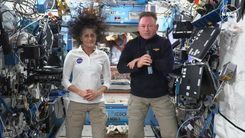 The physical change of astronauts who were trapped 9 months in space