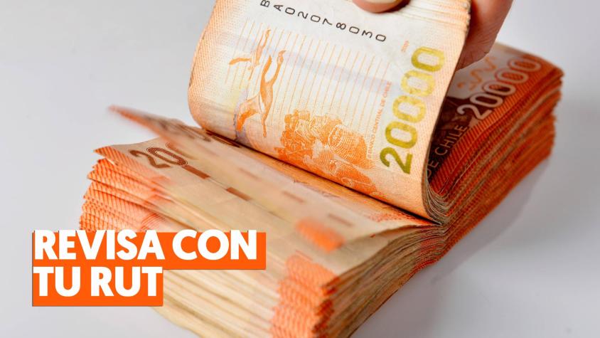 Beneficios sin cobrar: Revisa AQUÍ y con tu RUT si tienes bonos pendientes 