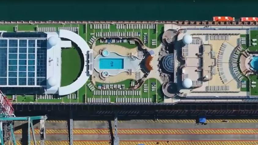 Así es el último gran crucero de la temporada en el Puerto San Antonio
