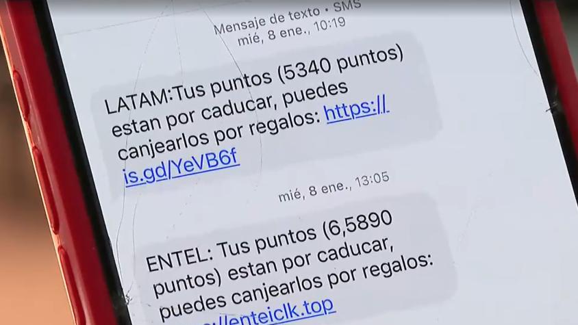 "Tus puntos están por caducar": Conozca cómo opera la nueva forma de estafa en Chile