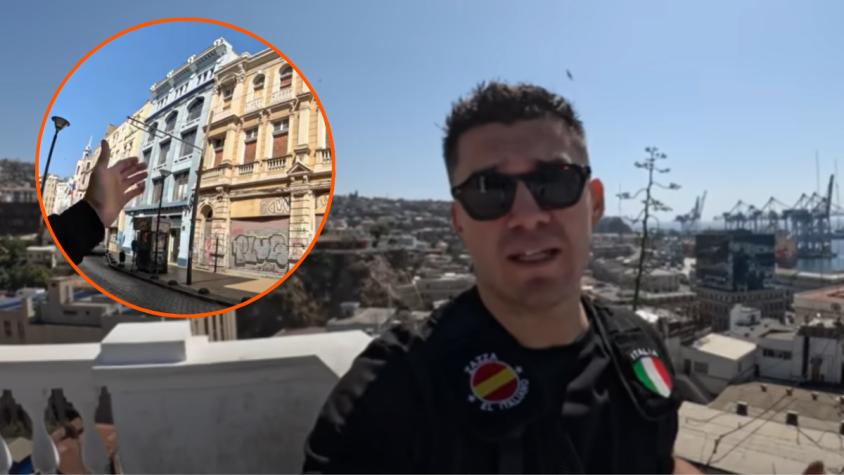 “Está abandonado”: Youtuber italiano catalogó Valparaíso como "patrimonio del crimen organizado" “Está abandonado”: Youtuber italiano catalogó Valparaíso como "patrimonio del crimen organizado"