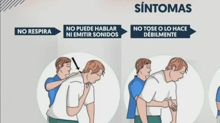 Mujer muere asfixiada en mall: Experto detalla cómo se debe hacer la maniobra de Heimlich Mujer muere asfixiada en mall: Experto detalla cómo se debe hacer la maniobra de Heimlich