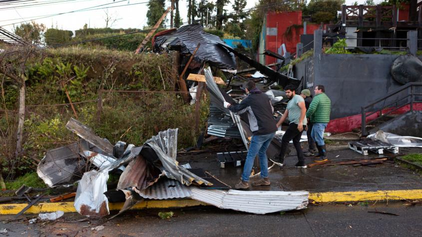 Tras devastador paso de tornado: preocupación por posible nuevo sistema frontal en Puerto Varas