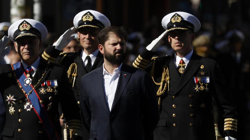 Boric tras encabezar último desfile del 21 de mayo como Presidente: "La gesta de Prat va mucho más de lo naval" Boric tras encabezar último desfile del 21 de mayo como Presidente: "La gesta de Prat va mucho más de lo naval"