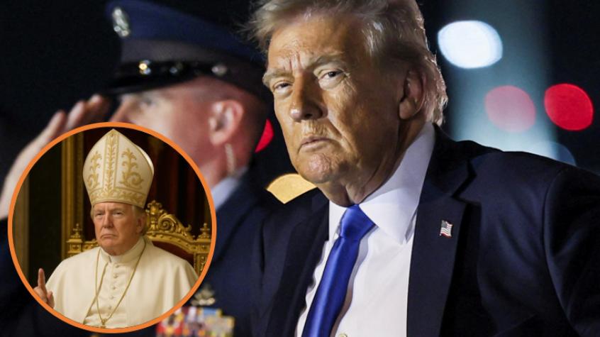 Trump publica una imagen que lo muestra vestido como el papa