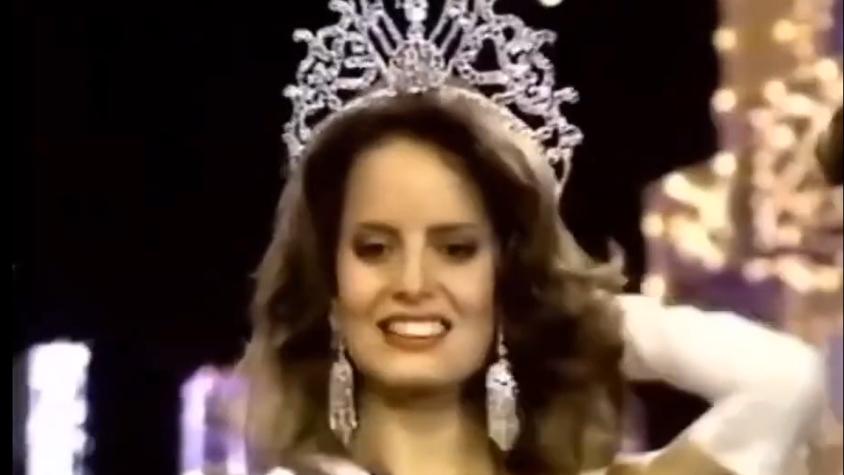 A 38 años del triunfo de Cecilia Bolocco: Así fue el traje típico que usó en el Miss Universo