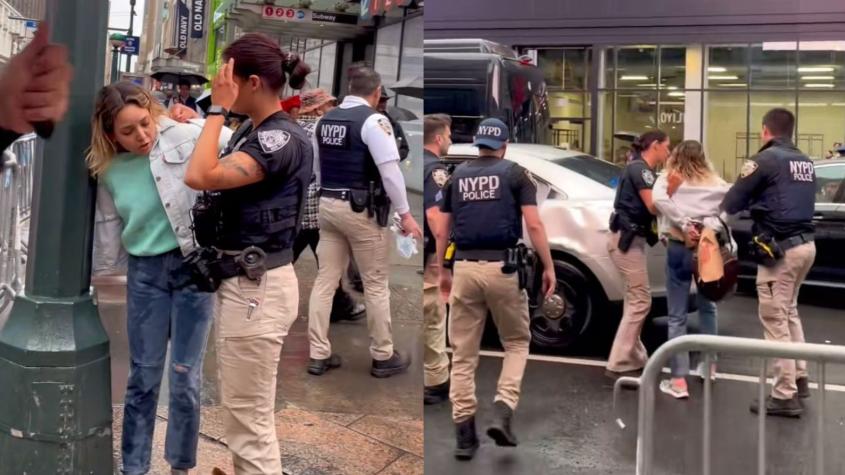 Chilena detenida en Nueva York anunció demanda por negligencia en trato a su hija: "Ni un policía fue capaz de hablarme en español" Chilena detenida en Nueva York anunció demanda por negligencia en trato a su hija: "Ni un policía fue capaz de hablarme en español"
