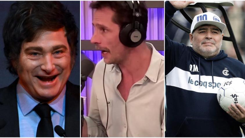 Gonzalo Valenzuela desata locura en Argentina tras lanzar flores a Milei y críticas a Maradona: "Es un cáncer social" Gonzalo Valenzuela desata locura en Argentina tras lanzar flores a Milei y críticas a Maradona: "Es un cáncer social"