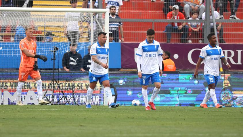 VIDEO | Jugador de la UC fue reemplazado en el primer tiempo y le pidió explicaciones a Tiago Nunes VIDEO | Jugador de la UC fue reemplazado en el primer tiempo y le pidió explicaciones a Tiago Nunes